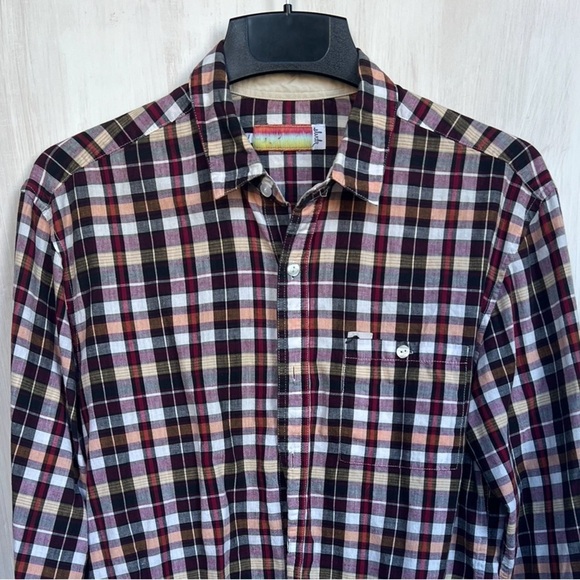 SLVDR Plaid Button Down Shirt Size L - Picture 3 of 3